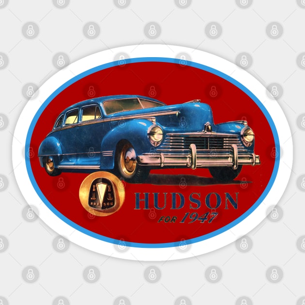 1948 Hudson Sticker by Midcenturydave